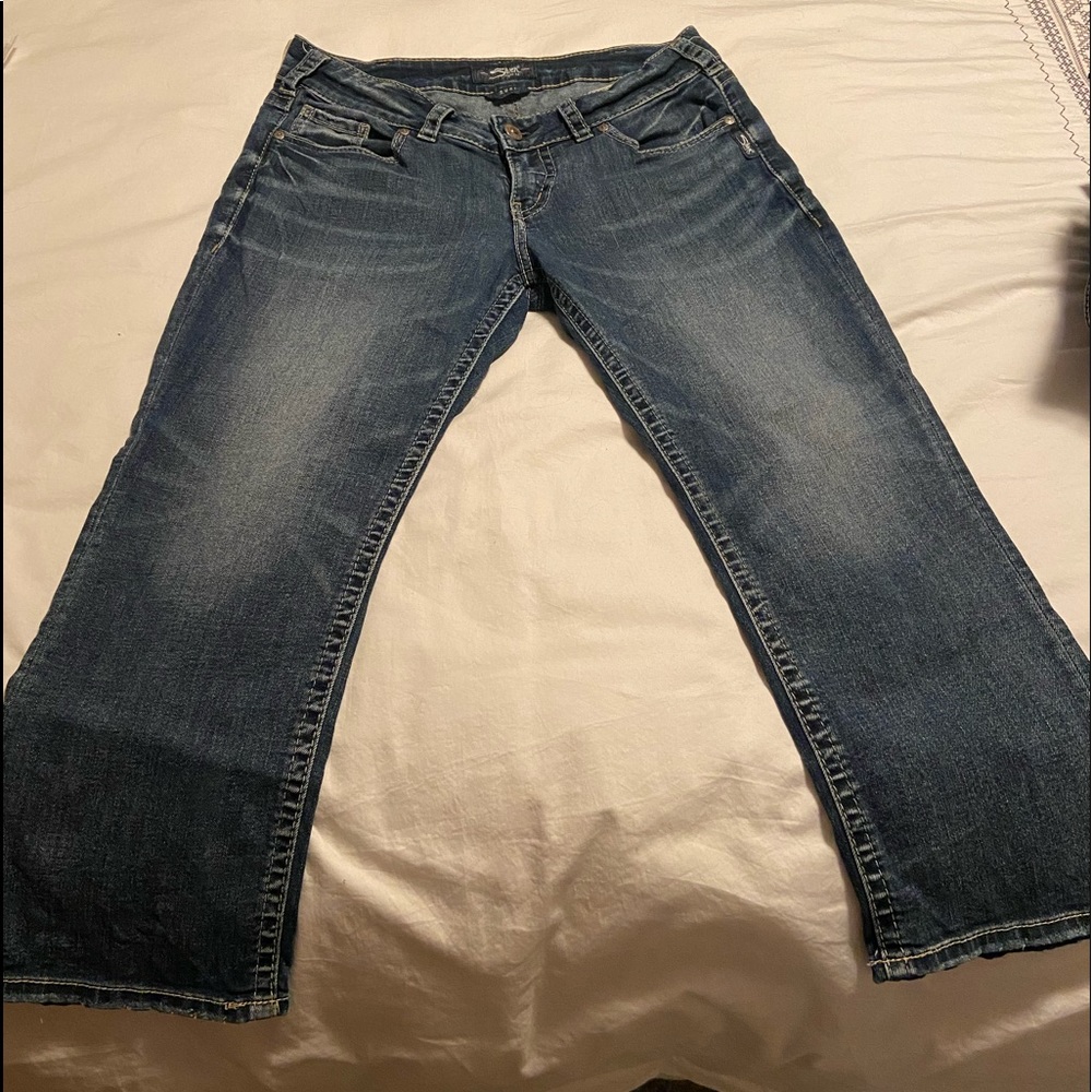 Silver Capris